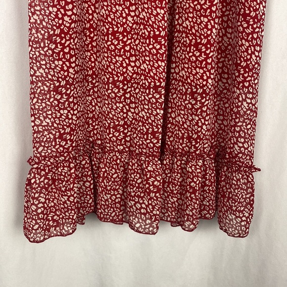 Melody Red and White Capri Midi Dress NWT - Picture 7 of 16